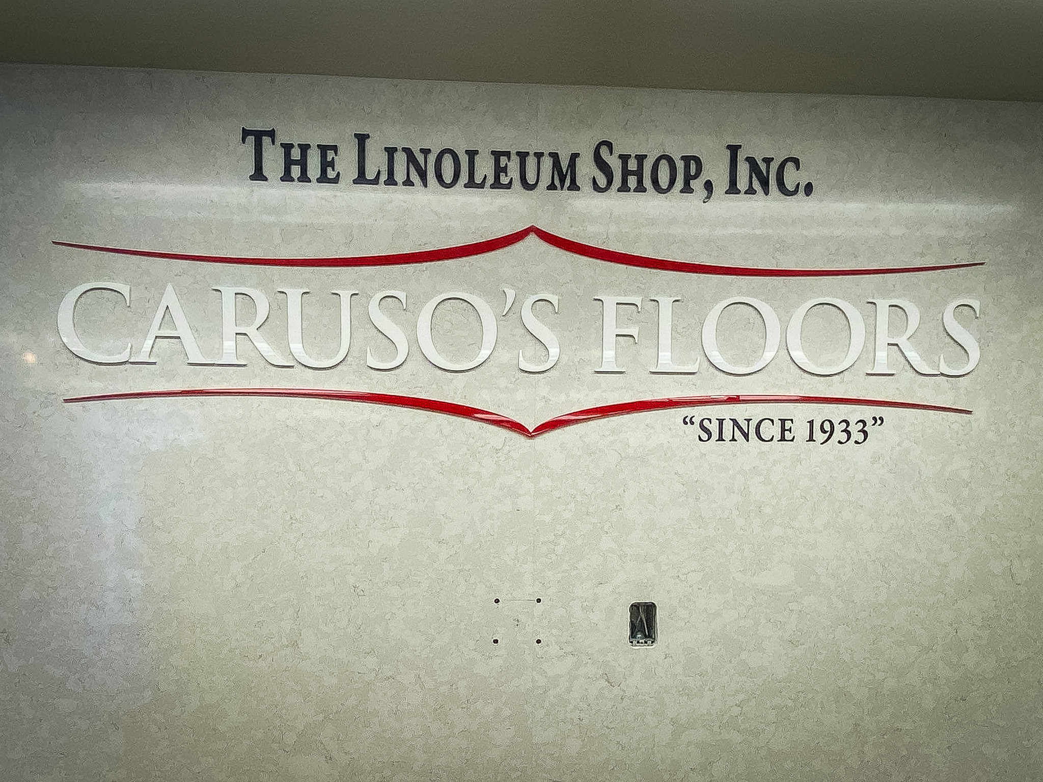 Routed Wall Sign